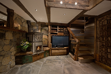 Chalet Schatzchischta Zermatt - Cozy living room